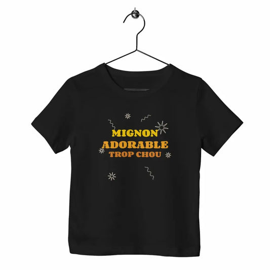 T-shirt enfant Mignon adorable trop chou