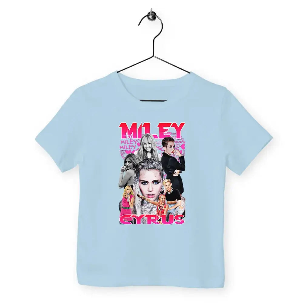 T-shirt enfant - Miley Cyrus - Bleu / 3-4 - Premium