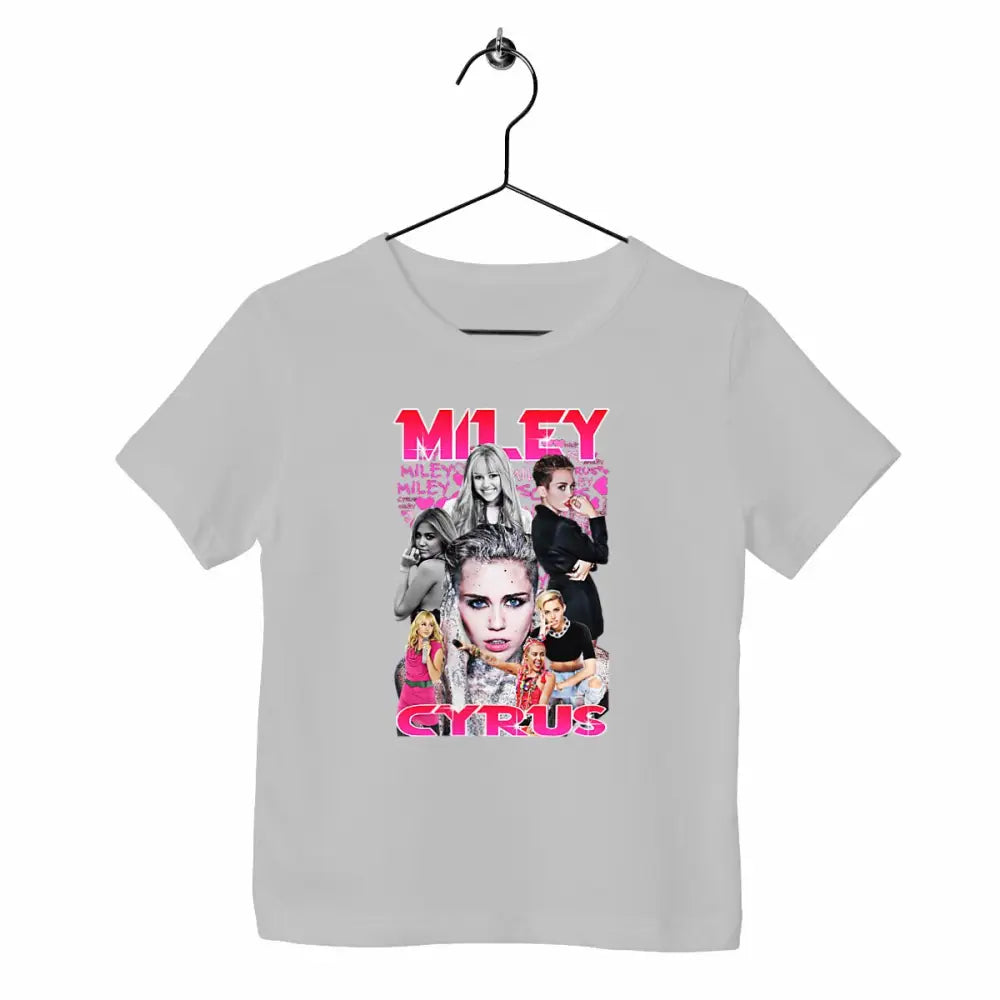 T-shirt enfant - Miley Cyrus - face_gris