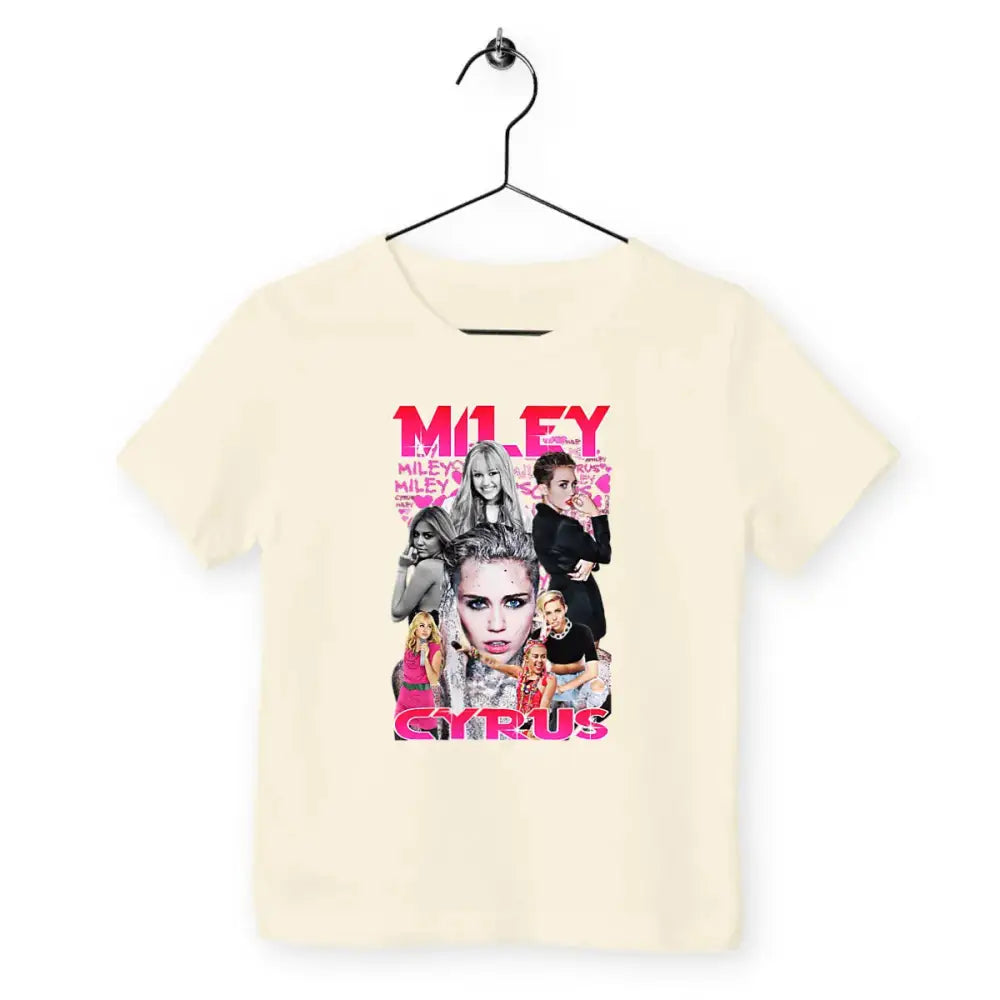 T-shirt enfant - Miley Cyrus - Naturel / 3-4 - Premium
