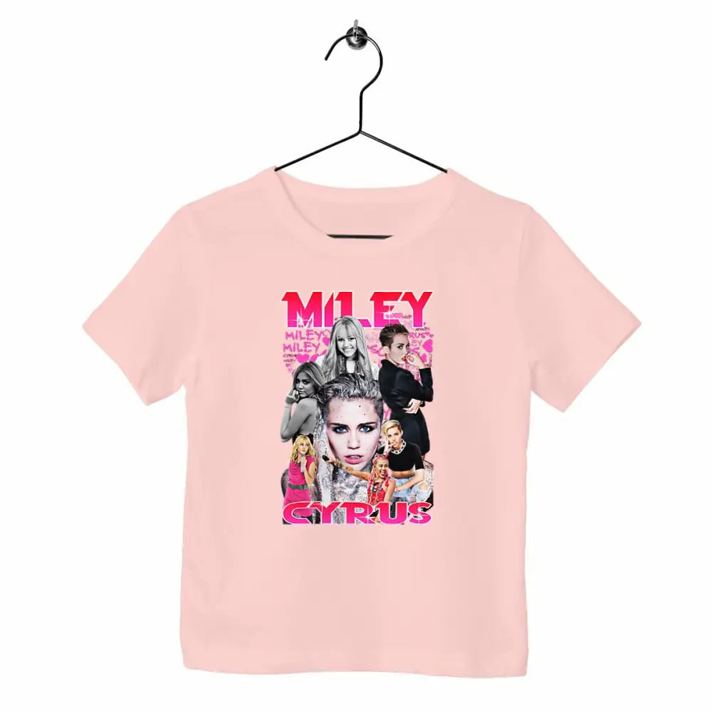 T-shirt enfant - Miley Cyrus - face_rose