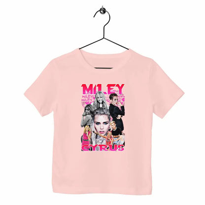 T-shirt enfant - Miley Cyrus - face_rose