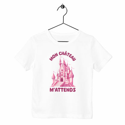 T-shirt enfant Mon château m'attends