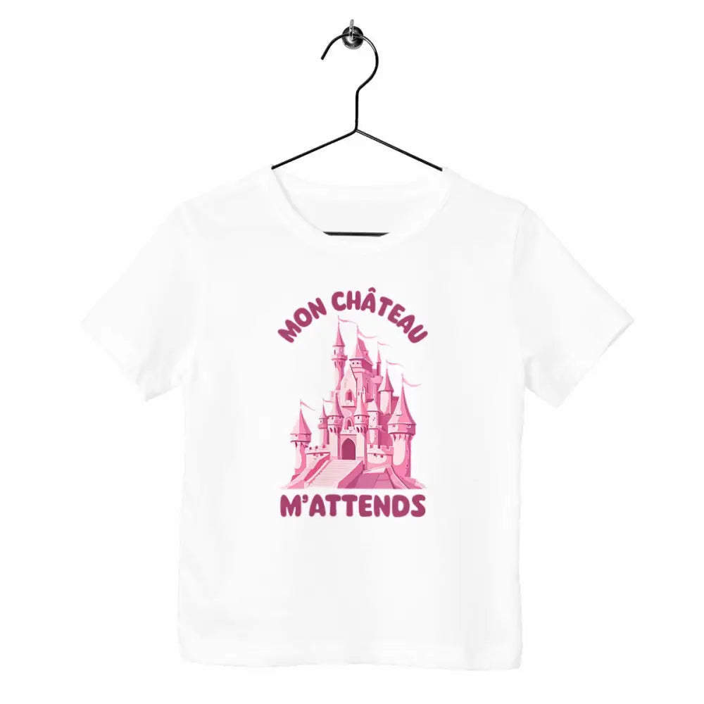T-shirt enfant Mon château m'attends