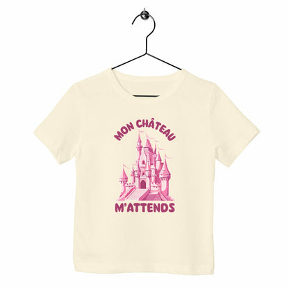 T-shirt enfant Mon château m'attends