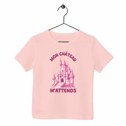 T-shirt enfant Mon château m'attends