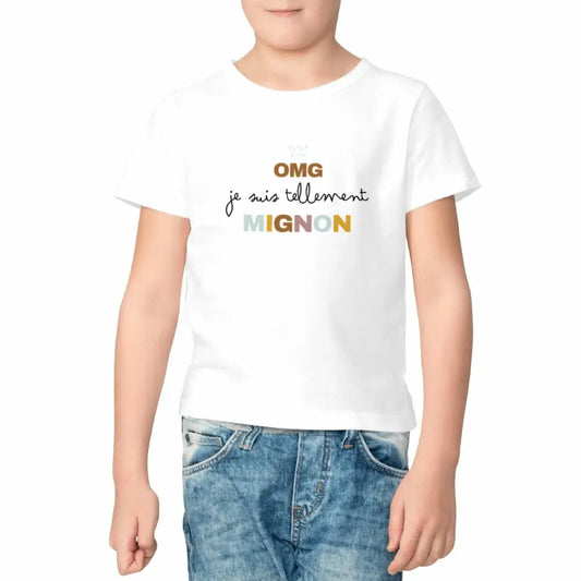 T-shirt enfant OMG je suis tellement mignon