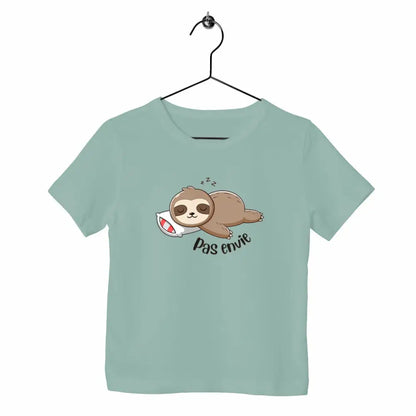 T-shirt enfant Pas envie - face_vert