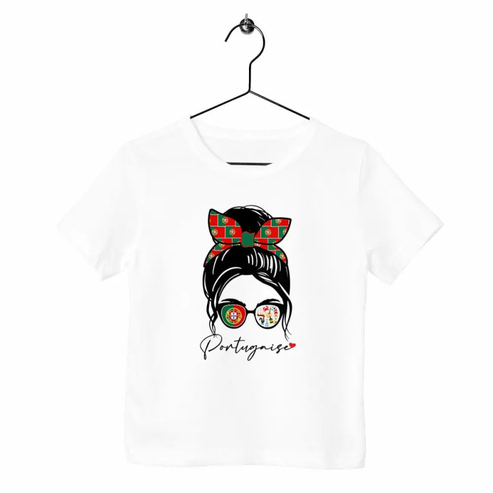 T-shirt enfant - Portugaise - face_blanc