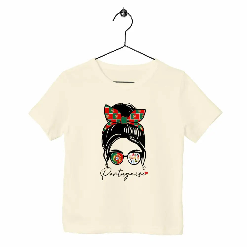 T-shirt enfant - Portugaise - face_naturel