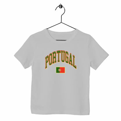 T-shirt enfant - Portugal - face_gris