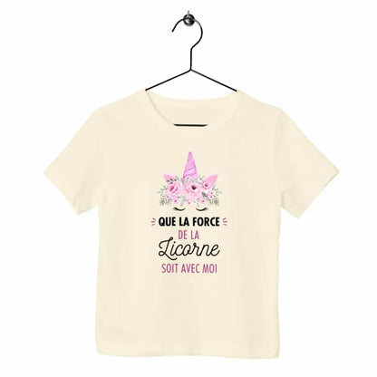 T-shirt enfant - Que la force de la licorne soit avec moi