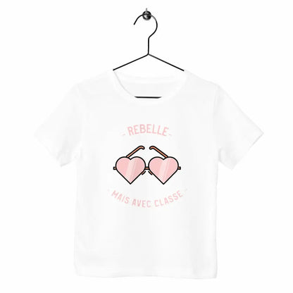 T-shirt enfant Rebelle mais avec classe