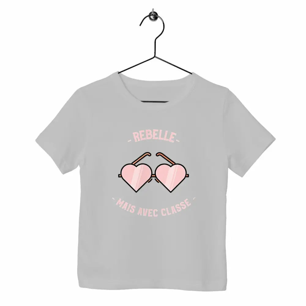 T-shirt enfant Rebelle mais avec classe