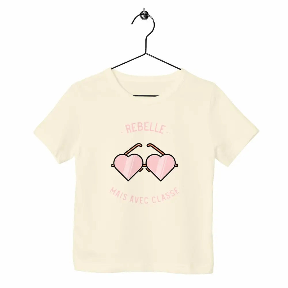 T-shirt enfant Rebelle mais avec classe