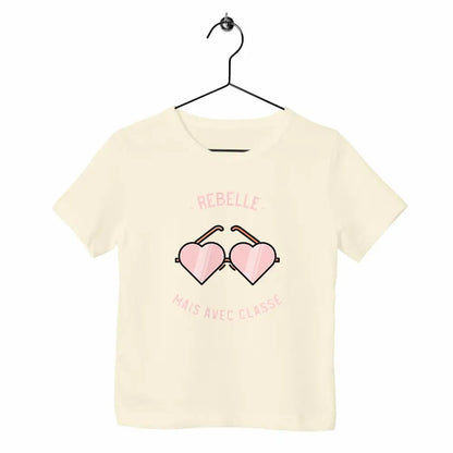 T-shirt enfant Rebelle mais avec classe