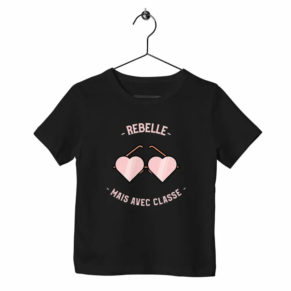 T-shirt enfant Rebelle mais avec classe