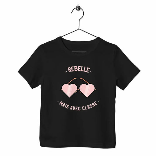 T-shirt enfant Rebelle mais avec classe