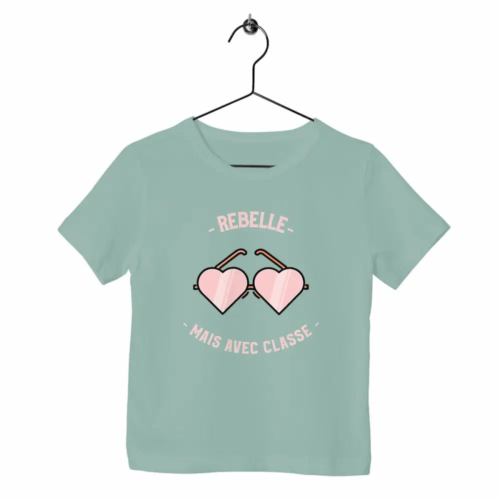 T-shirt enfant Rebelle mais avec classe