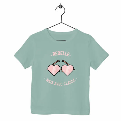 T-shirt enfant Rebelle mais avec classe