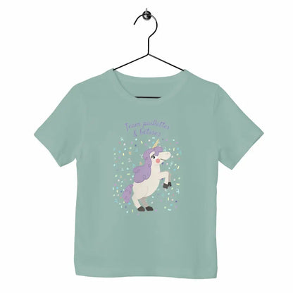T-shirt enfant Team paillettes & bêtises