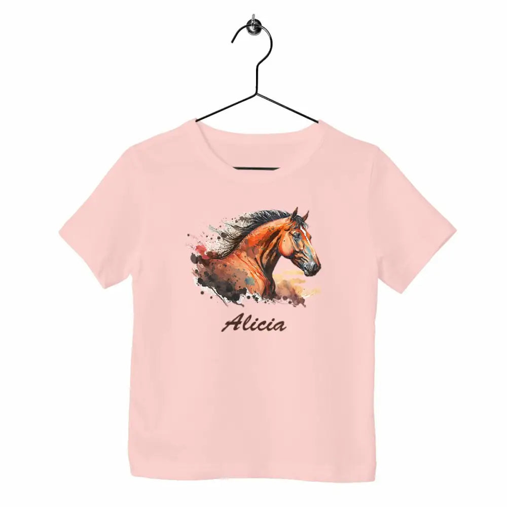 T-shirt enfant Tête de cheval personnalisable