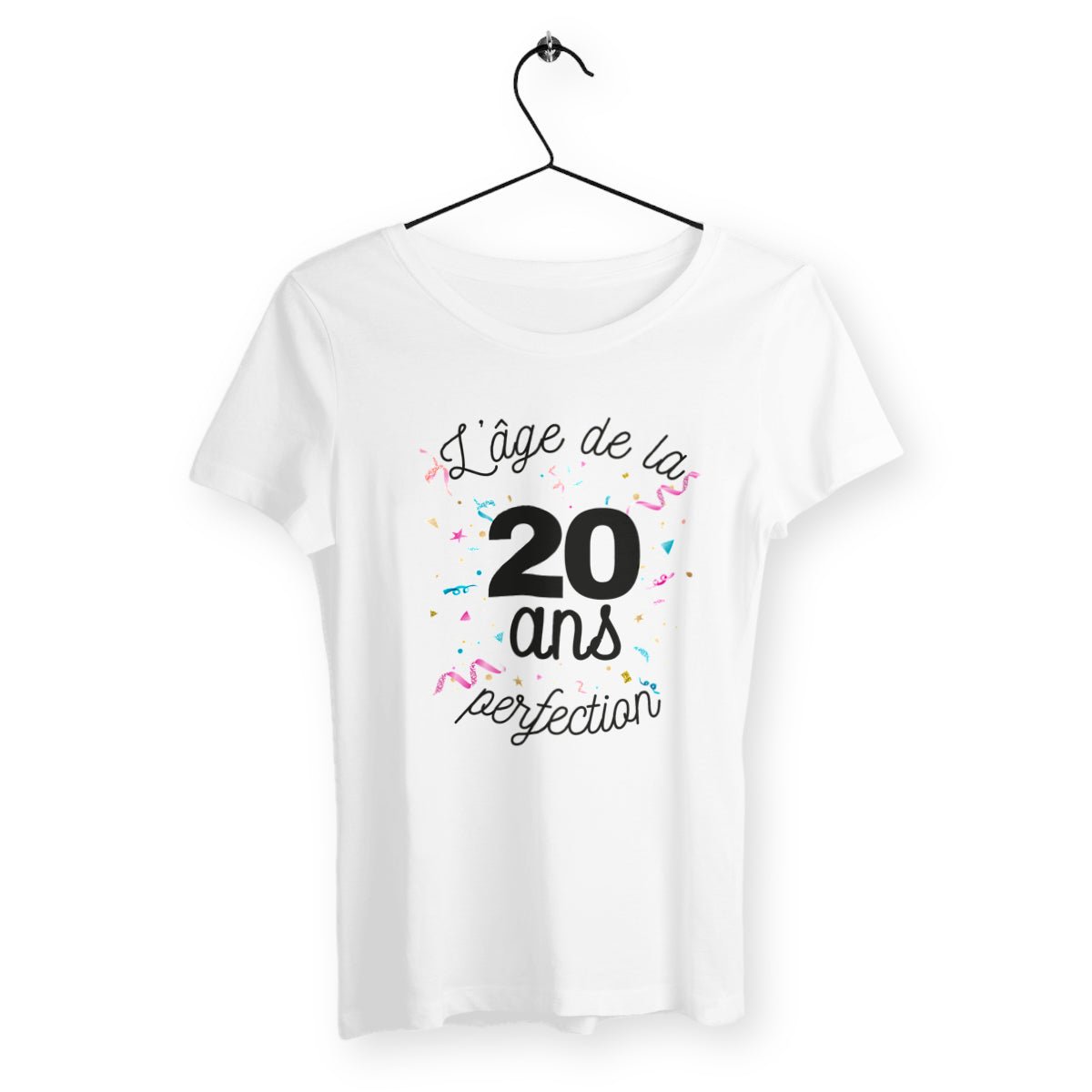 T-shirt femme - 20 ans, l'âge de la perfection - #shop_name - Premium Plus