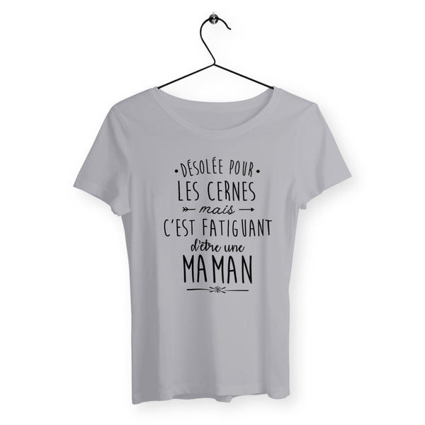 T-shirt femme - C'est fatiguant d'être une maman - #shop_name - Premium Plus