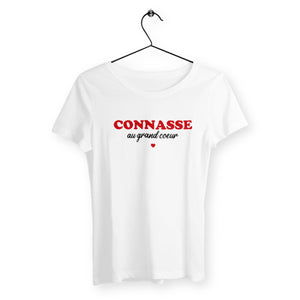 T-shirt femme - Connasse au grand cœur - #shop_name - Premium Plus