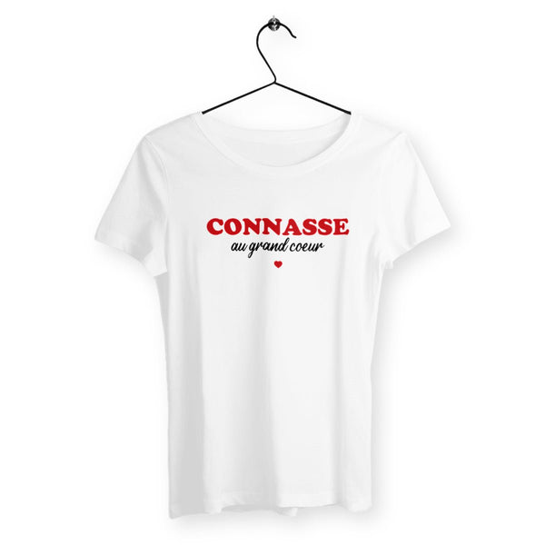 T-shirt femme - Connasse au grand cœur - #shop_name - Premium Plus