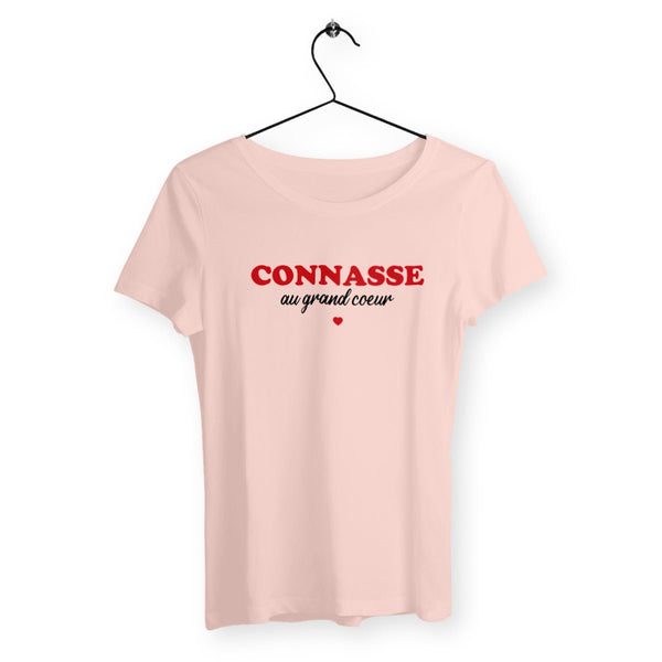 T-shirt femme - Connasse au grand cœur - #shop_name - Premium Plus