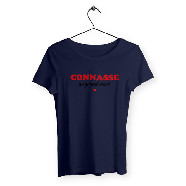 T-shirt femme - Connasse au grand cœur - #shop_name - Premium Plus