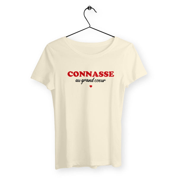 T-shirt femme - Connasse au grand cœur - #shop_name - Premium Plus