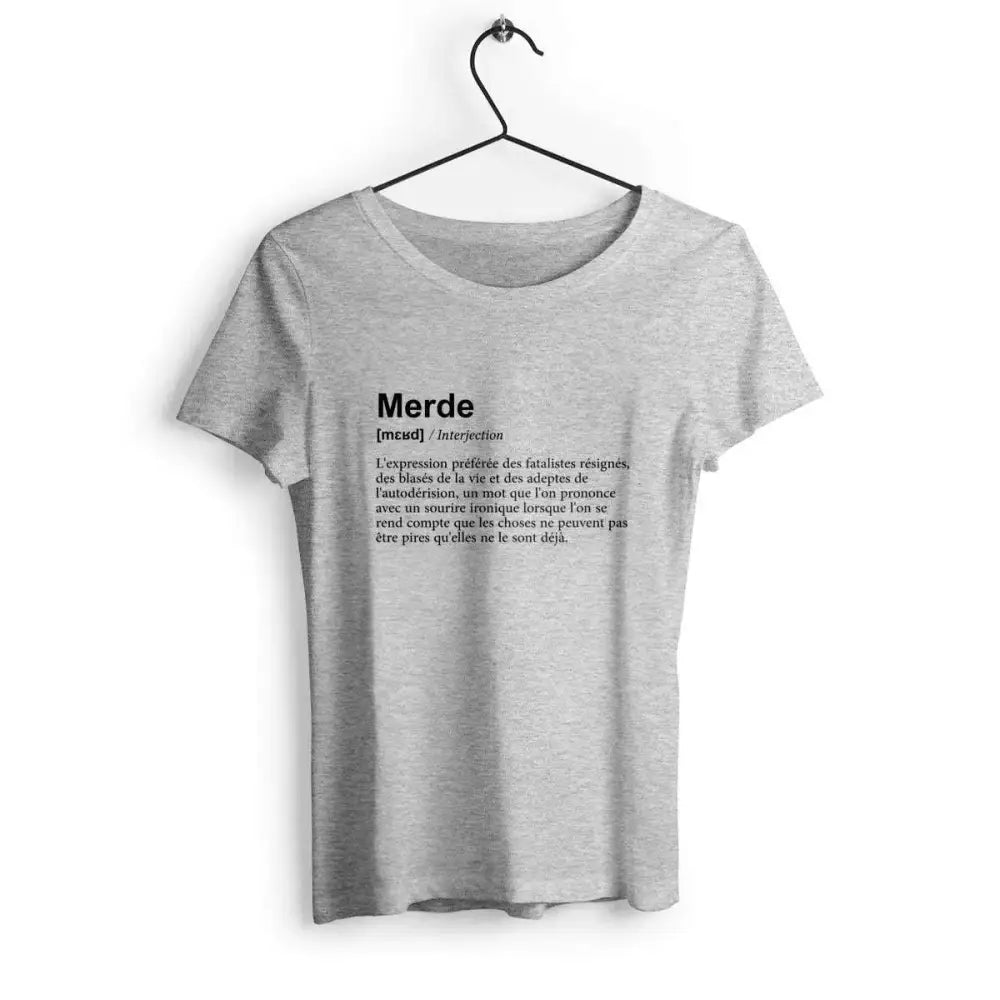 T-shirt femme Définition merde