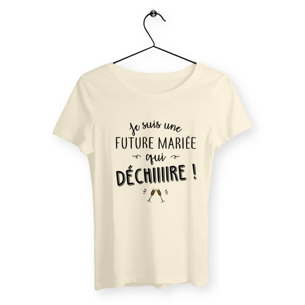 T-shirt femme - Future mariée qui déchire - #shop_name - Premium Plus