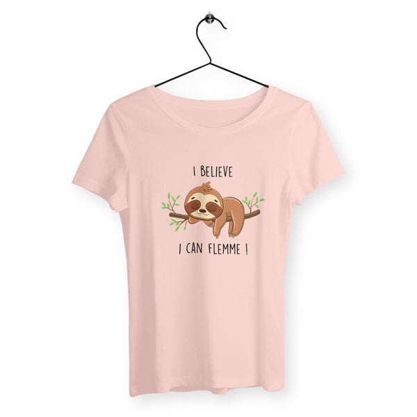 T-shirt femme - I believe I can flemme - #shop_name - Premium Plus