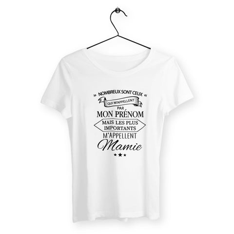 T-shirt femme - Ils m'appellent mamie - #shop_name - Premium Plus