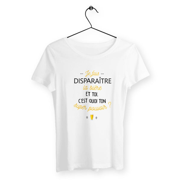 T-shirt femme - Je fais disparaître la bière - #shop_name - Premium Plus