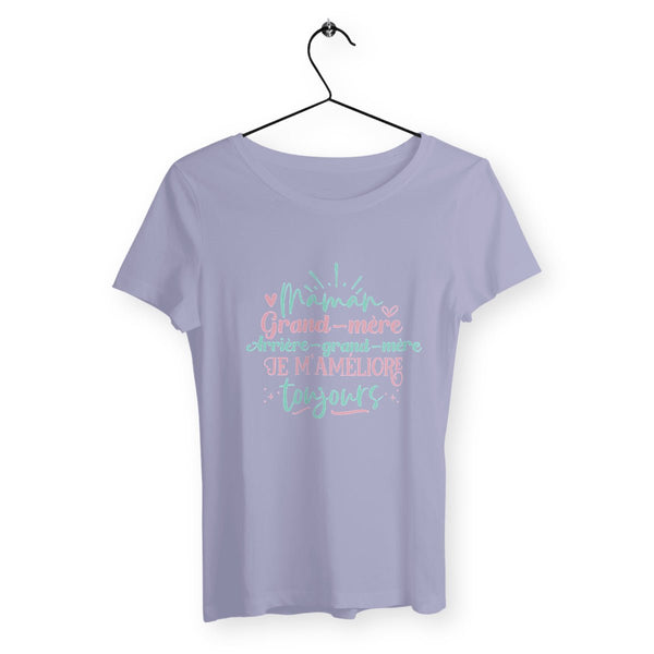 T-shirt femme - Je m'améliore toujours - #shop_name - Premium Plus