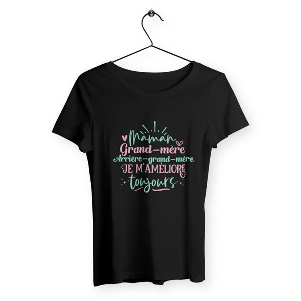 T-shirt femme - Je m'améliore toujours - #shop_name - Premium Plus