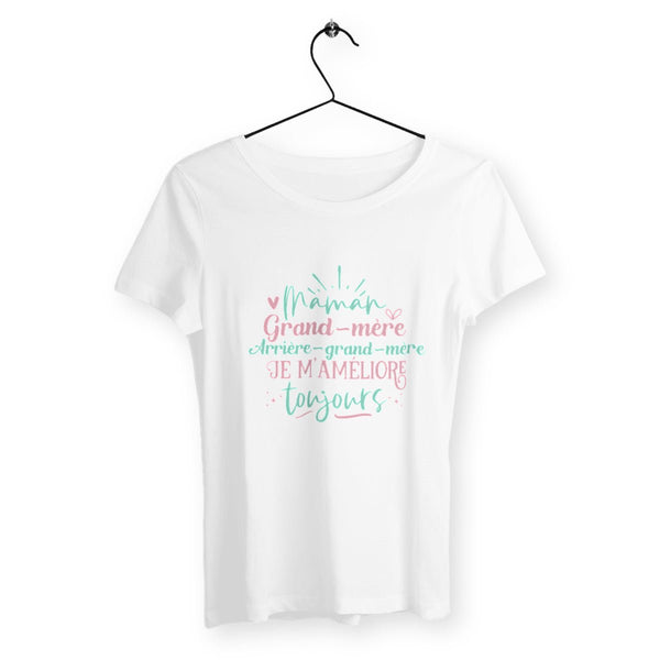 T-shirt femme - Je m'améliore toujours - #shop_name - Premium Plus