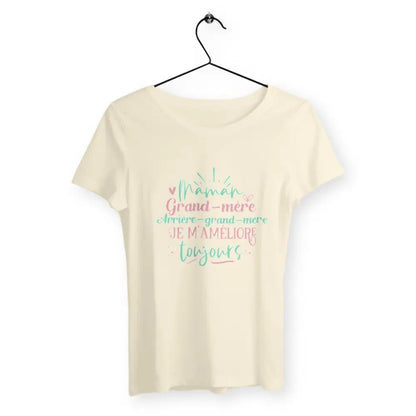 T-shirt femme - Je m'améliore toujours - #shop_name - Premium Plus
