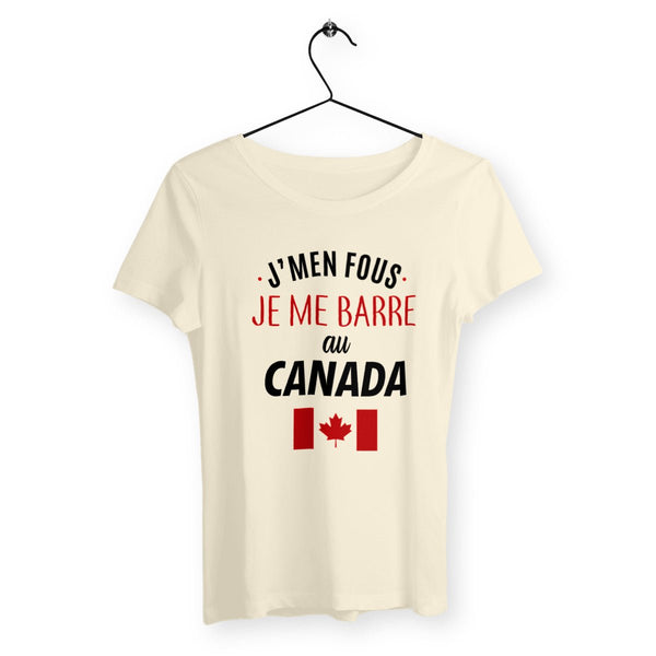 T-shirt femme - Je me barre au Canada - #shop_name - Premium Plus