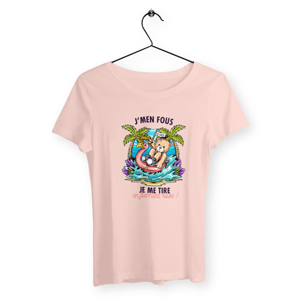 T-shirt femme - Je me tire en flamant rose - #shop_name - Premium Plus