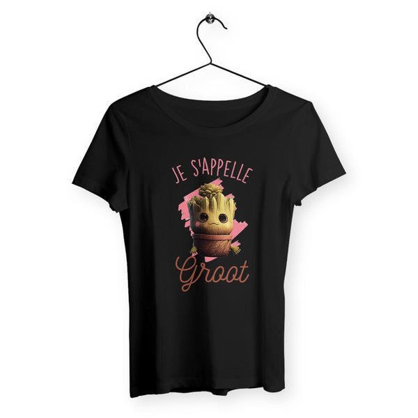 T-shirt femme - Je s'appelle Groot - #shop_name - Premium Plus