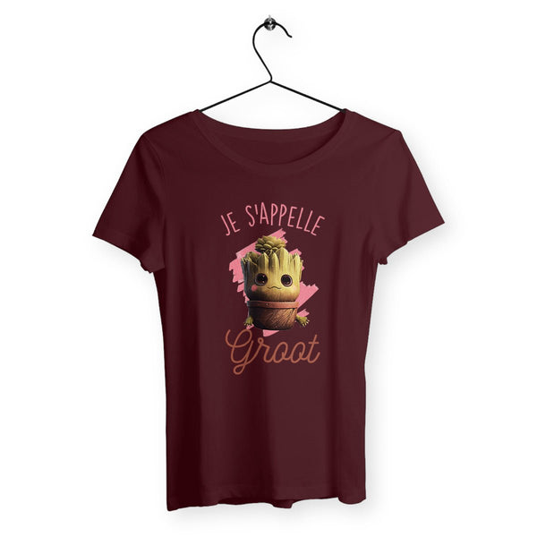 T-shirt femme - Je s'appelle Groot - #shop_name - Premium Plus