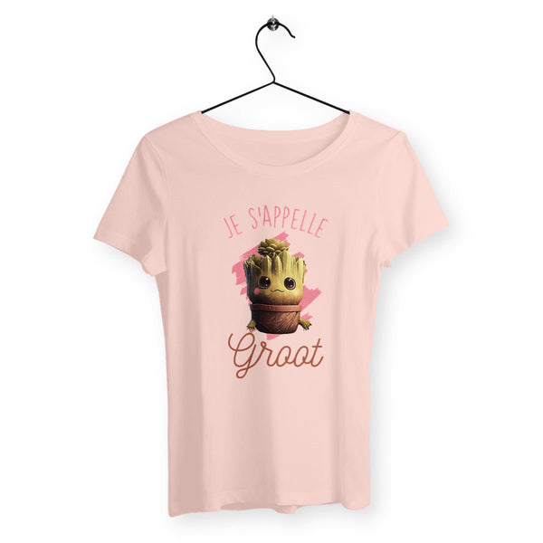 T-shirt femme - Je s'appelle Groot - #shop_name - Premium Plus