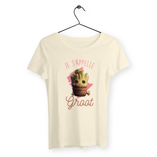 T-shirt femme - Je s'appelle Groot - #shop_name - Premium Plus