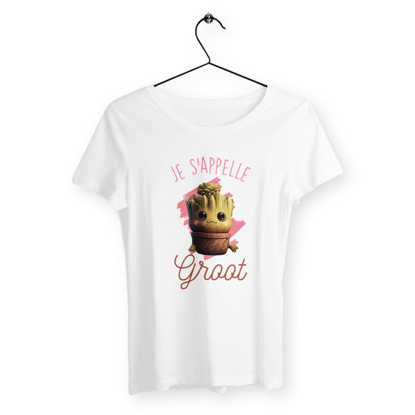 T-shirt femme - Je s'appelle Groot - #shop_name - Premium Plus