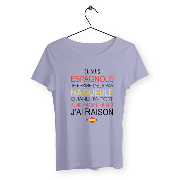 T-shirt femme - Je suis Espagnole - #shop_name - Premium Plus